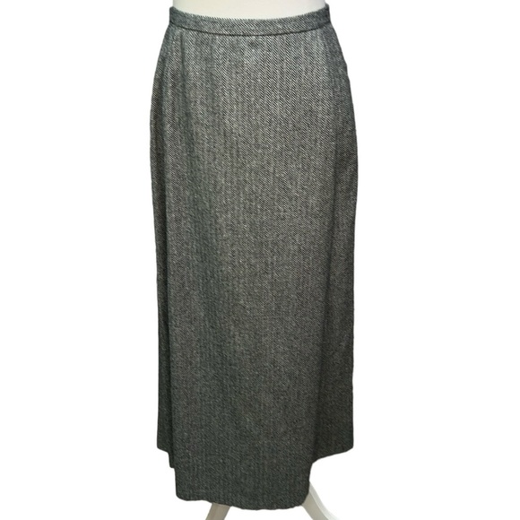 Christie & Jill Herringbone Print Skirt Maxi - Picture 1 of 7